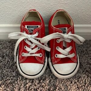 Toddler red converse